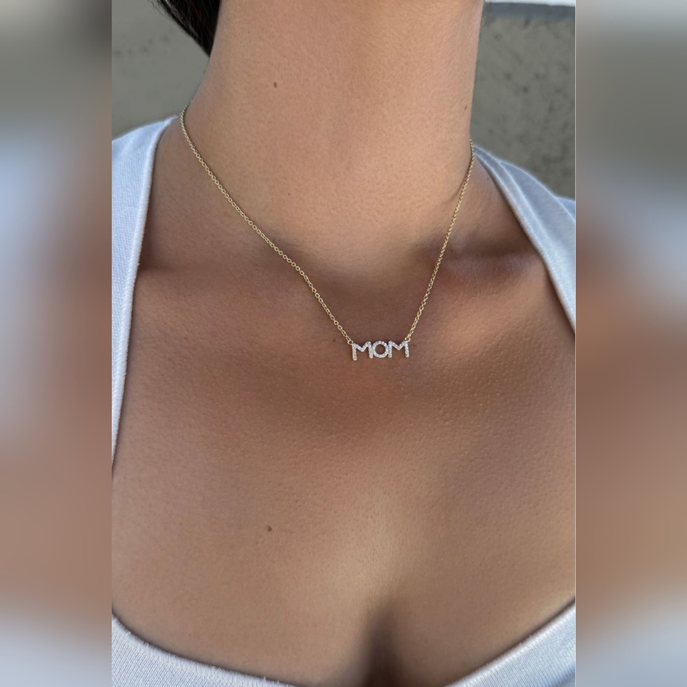 Cubic Zirconia MomNecklace